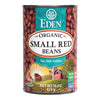 Eden Organic Small Red Beans, No Salt Added, 15-Ounce Cans (Pack of 12)