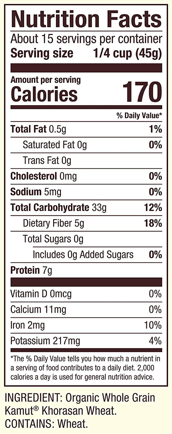 Bob'S Red Mill Organic Kamut Khorasan Berries, 24 Ounce (Pack Of 3)
