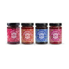 GOOD GOOD No Added Sugar Fruit Jam Variety Pack of 4 - Keto Friendly Jelly - Strawberry, Blueberry, Raspberry and Cherry Jam - L