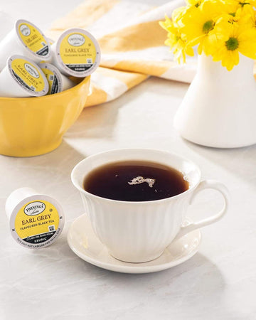 Twinings Tea K-Cup Assortment, Herbal & Black (Pack Of 24) - Perfect Gourmet Gift Set