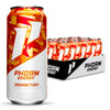 Phorm Energy Drink Orange Fury Flavor 200 MG Natural Caffeine From Green Tea Sugar Free Carbonated Drink With Electrolytes & Vitamin B12 Dairy & Gluten Free Vegan 16 FL Oz Cans 12 Pack