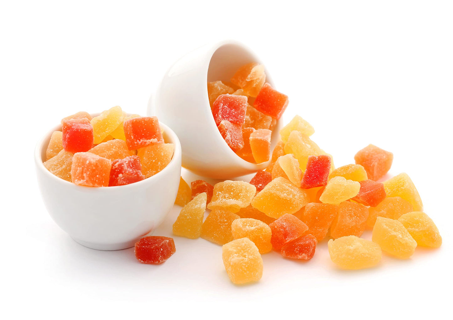Food To Live Diced Fruits Mix, 4 Ounces - Contains Dreid And Diced Mango, Pineapple, Papaya. Sweetened, Unsulfured, Candied Vega
