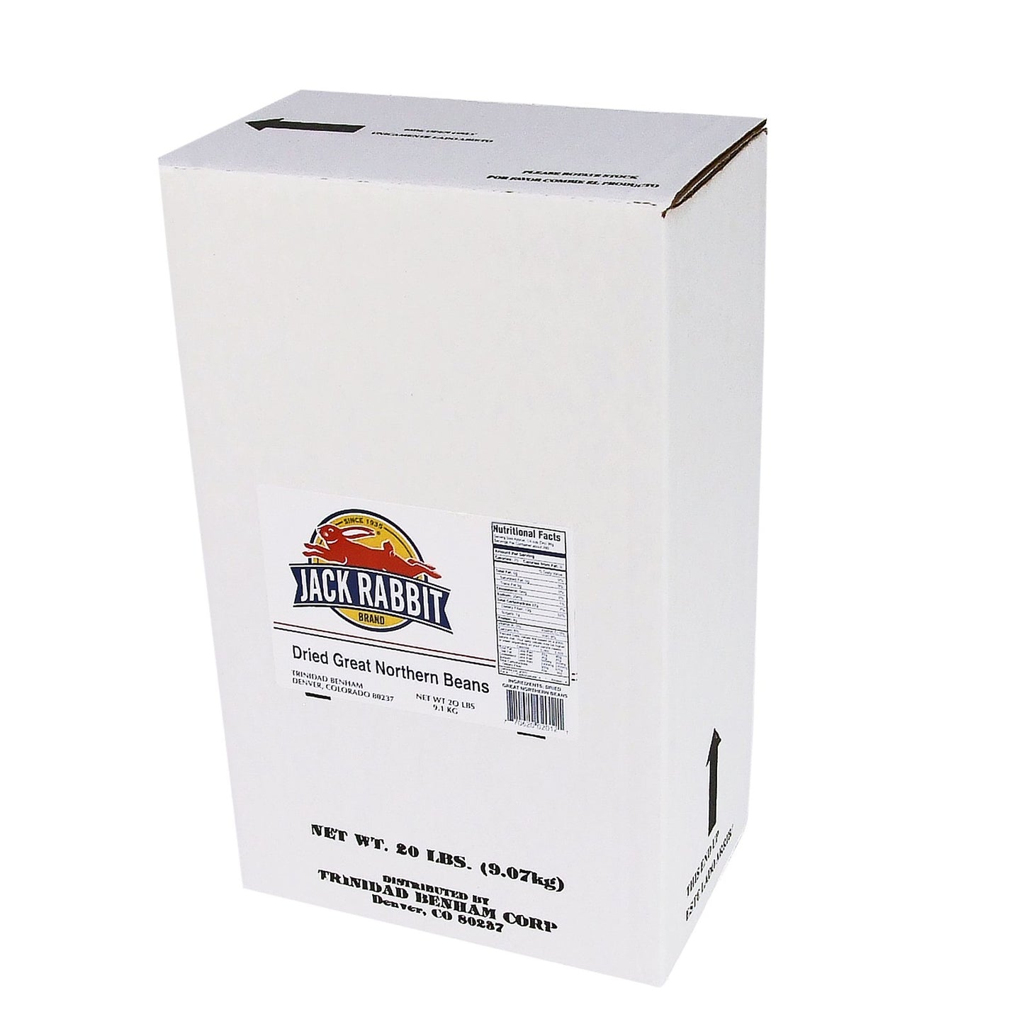 Jack Rabbit Great Northern Beans - 20 Lb. Package, 1 Package Per Case