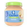 Gerber Organic Banana Baby Food, 4 Oz Jar