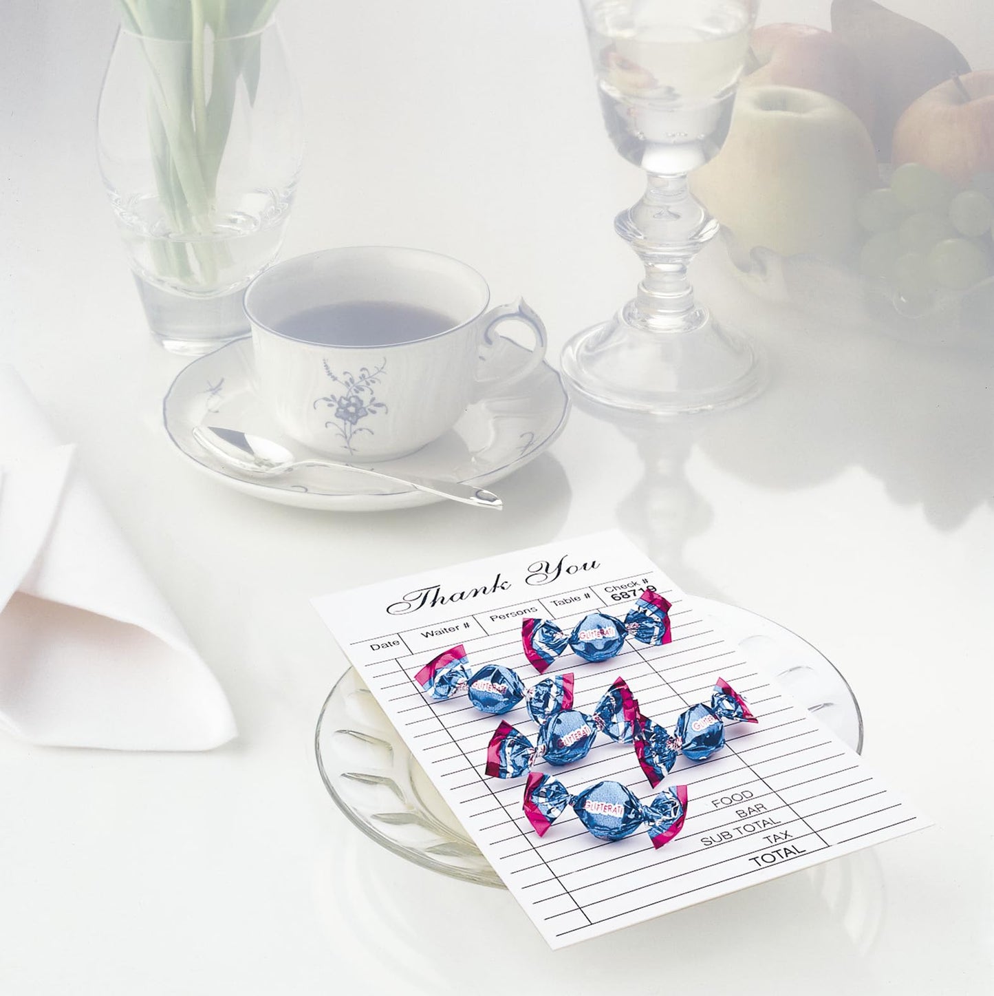 Glitterati Deluxe Mint, Original Italian Miniature Hard Candies, Deluxe Quality, Individually Wrapped, 14Oz (400 Count)