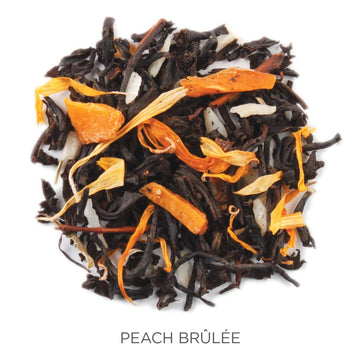 Tea Forte Black Tea, Peach Brulee, Loose Tea Canister