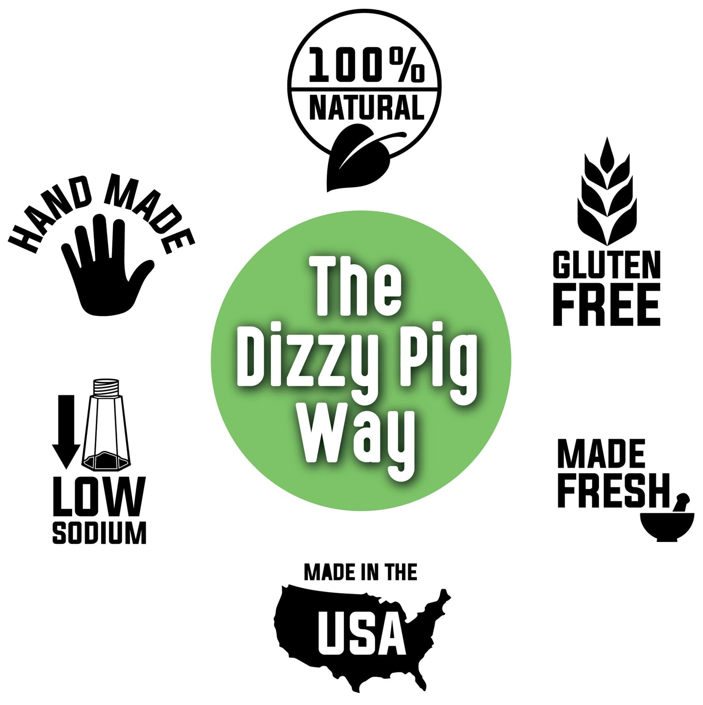 Dizzy Pig Coarse Grind Dizzy Dust All-Purpose Barbecue Seasoning Rub (Quart Shaker) - Seasons Around 120Lbs Of Food - Hand Made