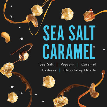 Funky Chunky Sea Salt Caramel Popcorn, 5 Ounce (Pack of 6)