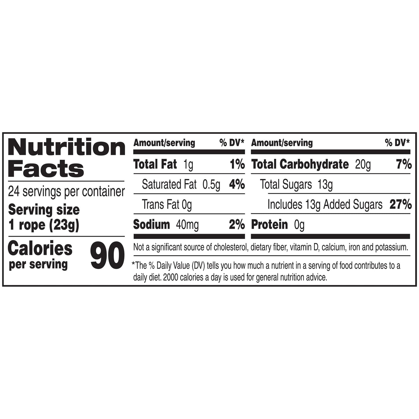 Laffy Taffy Rope Candy, Sour Apple Flavor, 0.81 Ounce Ropes (Pack of 48)