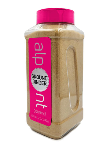 Alpont Gourmet Ground Ginger 12 Oz (340G), All Natural, Non-Gmo, Packed To Keep It Fresh, Premium Quality