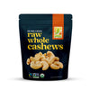 Fair Trade Organic Raw Cashews W320 (3 lb) - Premium Whole Nuts for Snacking & Cooking, Ethically Sourced, Certified Sustainable