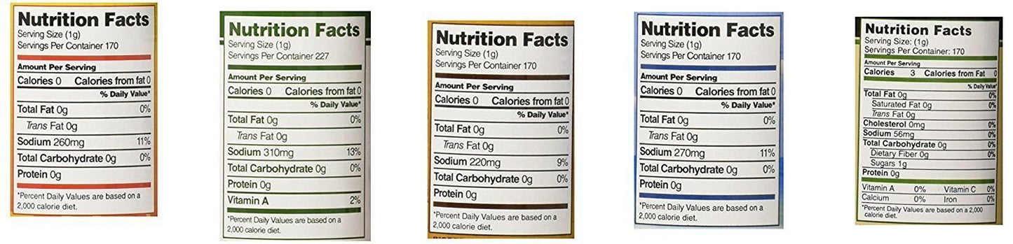 5 Pack Everglades Seasoning Sampler Cactus Dust Heat Fish & Chicken Rub 6 Oz Bottles 8 Oz All Purpose