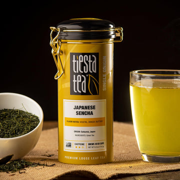 Tiesta Tea - Japanese Sencha Tea | Single Origin Premium Loose Leaf Sencha Green Tea | Medium Caffeinated | Make Hot Or Iced Tea
