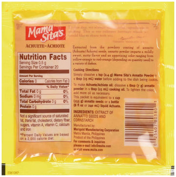 Mama Sita'S Achuete Annatto Powder, Three(3) Pack, 0.33 Oz(10G)