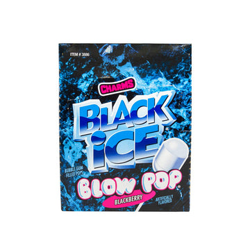 Charms Blow Pops, Black Ice Flavor, 48 Count (Pack Of 1), (3886)