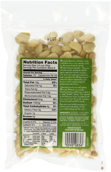 Trader Joes Roasted and Salted Marcona Almonds with Rosemary Net Wt. 6oz. (170g)