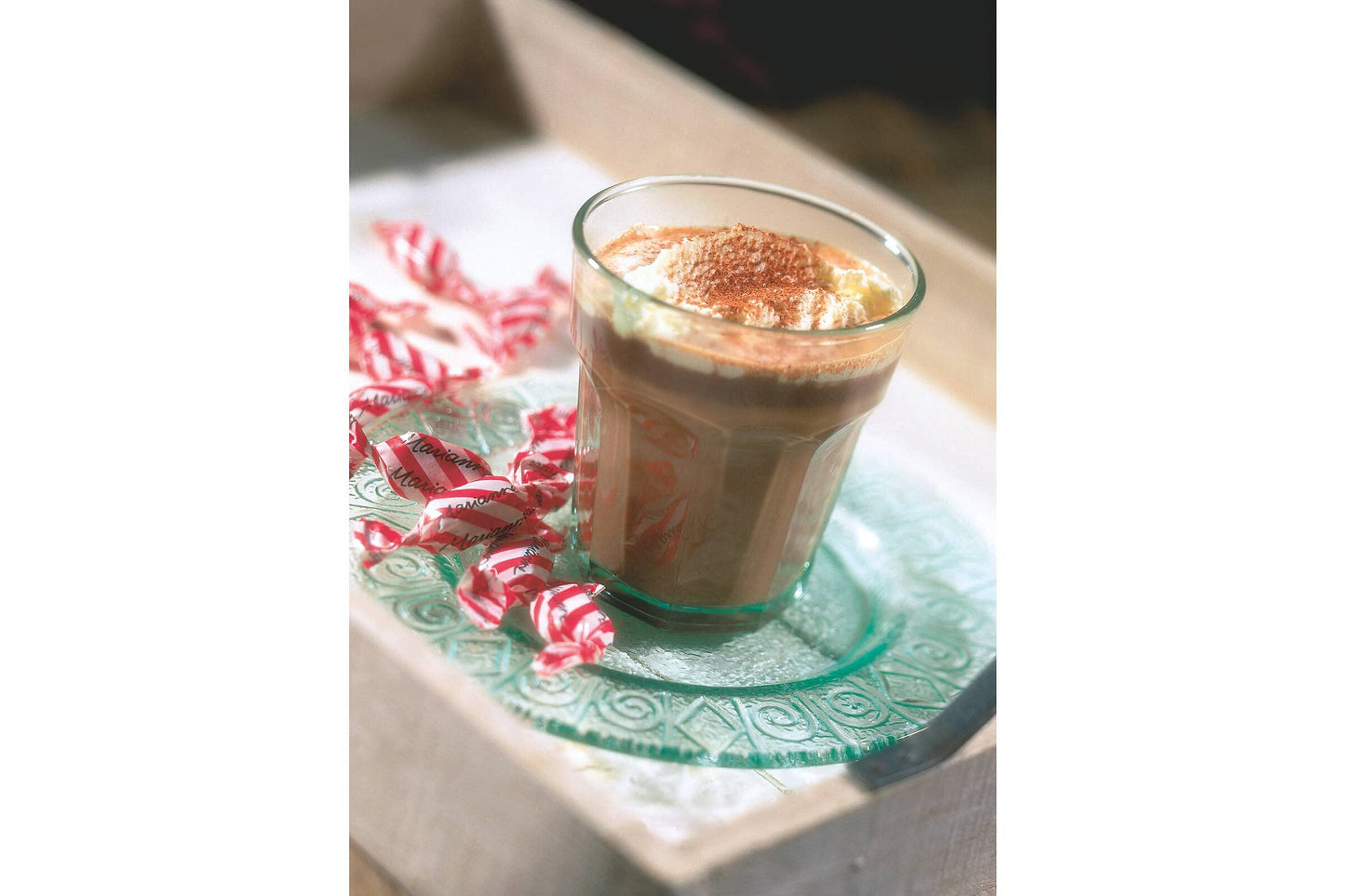 Fazer Marianne Chocolate Filled Mint Candies, 7.76oz (220g), White, Imported from Finland