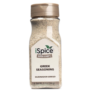 Ispice Authentic Greek Seasoning | Add Lots Of Flavor To Your Chicken, Meat, Steak, And Vegetables | 8.3Oz (236G)