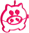 Tovolo Breakfast Shaper, Pig, Pink