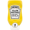 Heinz 100% Natural Yellow Mustard (12 Ct Pack, 14 Oz Bottles)