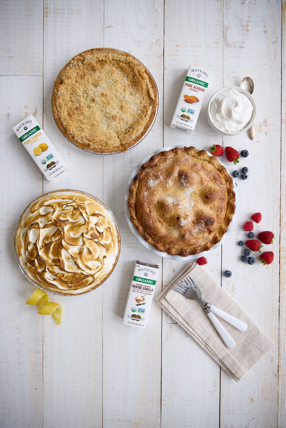 Watkins Organic Pure Lemon Extract, Non-Gmo, Kosher, 2 Oz. Bottle, 1-Pack