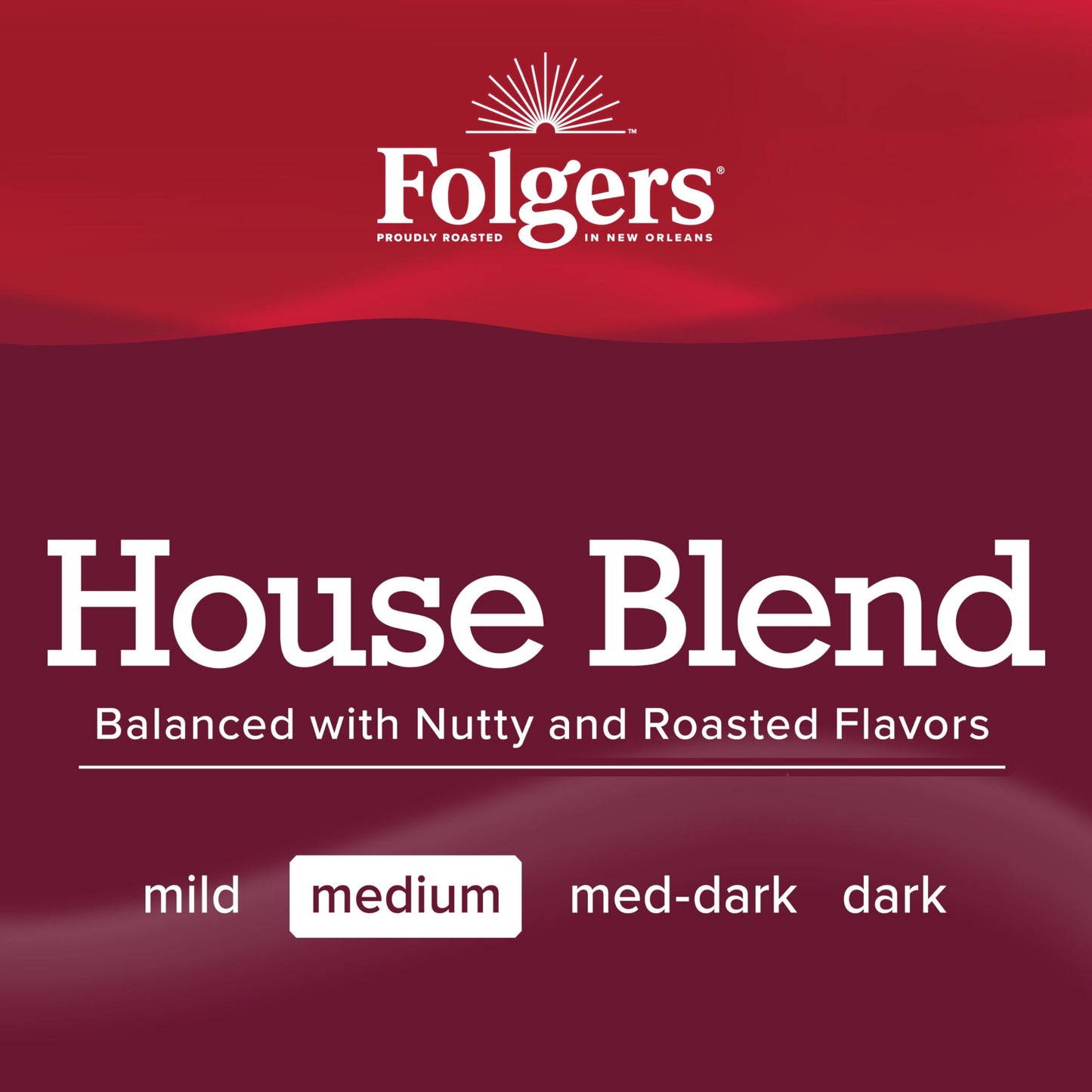Folgers House Blend Ground Coffee, Medium Roast, 25.9 Ounce (Pack Of 6)