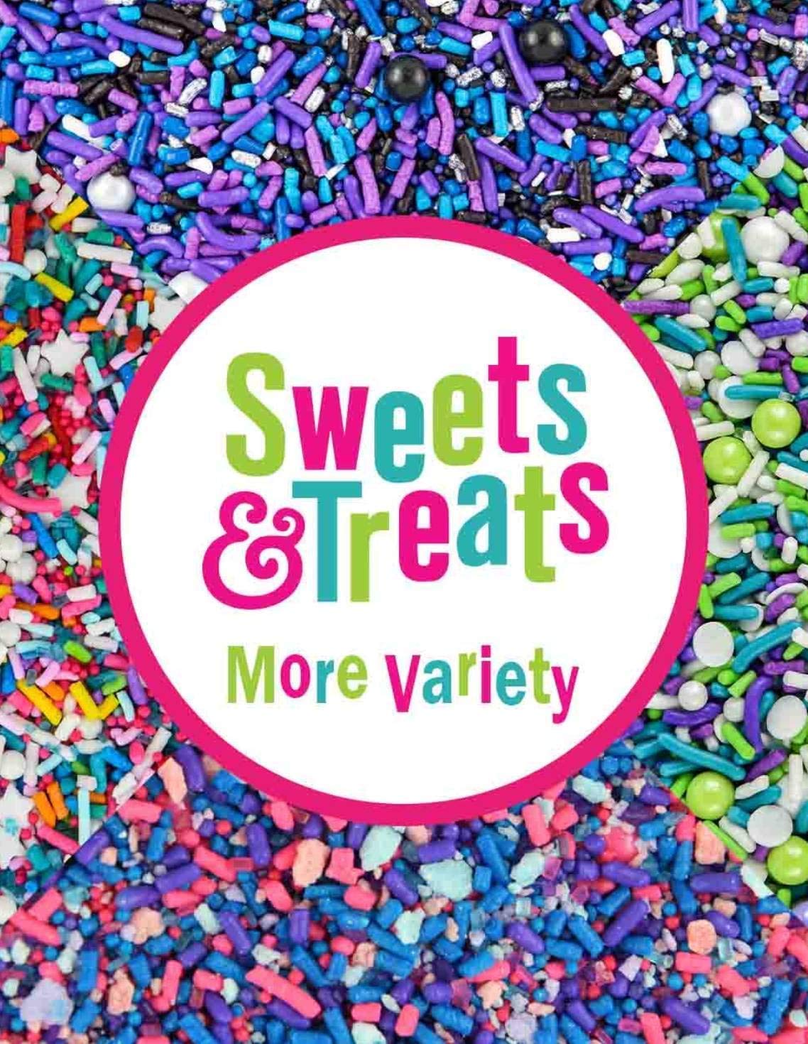 Sweets & Boutique Red White Black Sprinkles for Cake Decorating 4 Ounce Pirate Party
