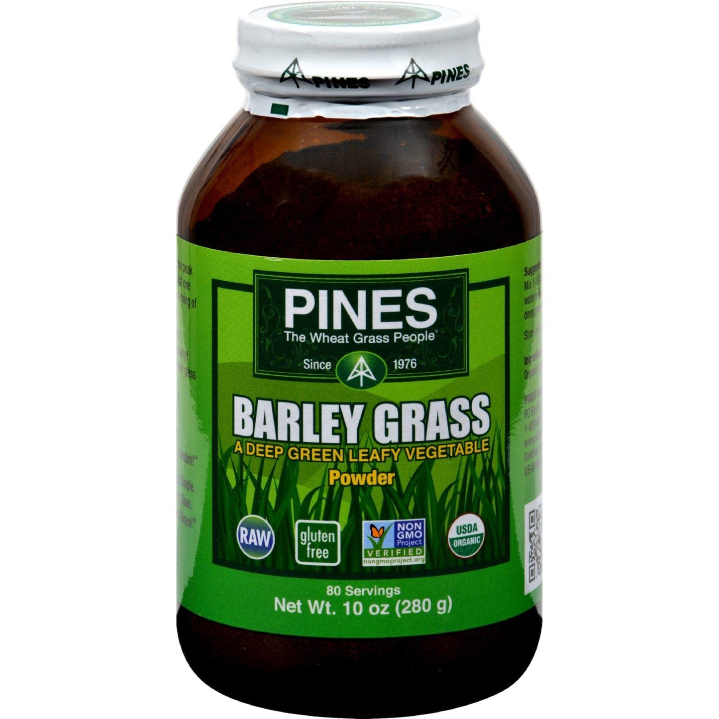 Pines International Barley Grs Pwdr Og2 100% 10 Oz