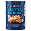 PLANTERS Holiday Brittle Nut Medley Trail Mix Snack with Honey Peanuts Yogurt Raisins Peanut Brittle Pretzels & Cashews Holiday Snack Party Nut Mix 1 lb. Canister