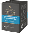 Taylors Of Harrogate Decaffeinated Breakfast, 50 Teabags (Pack Of 6)