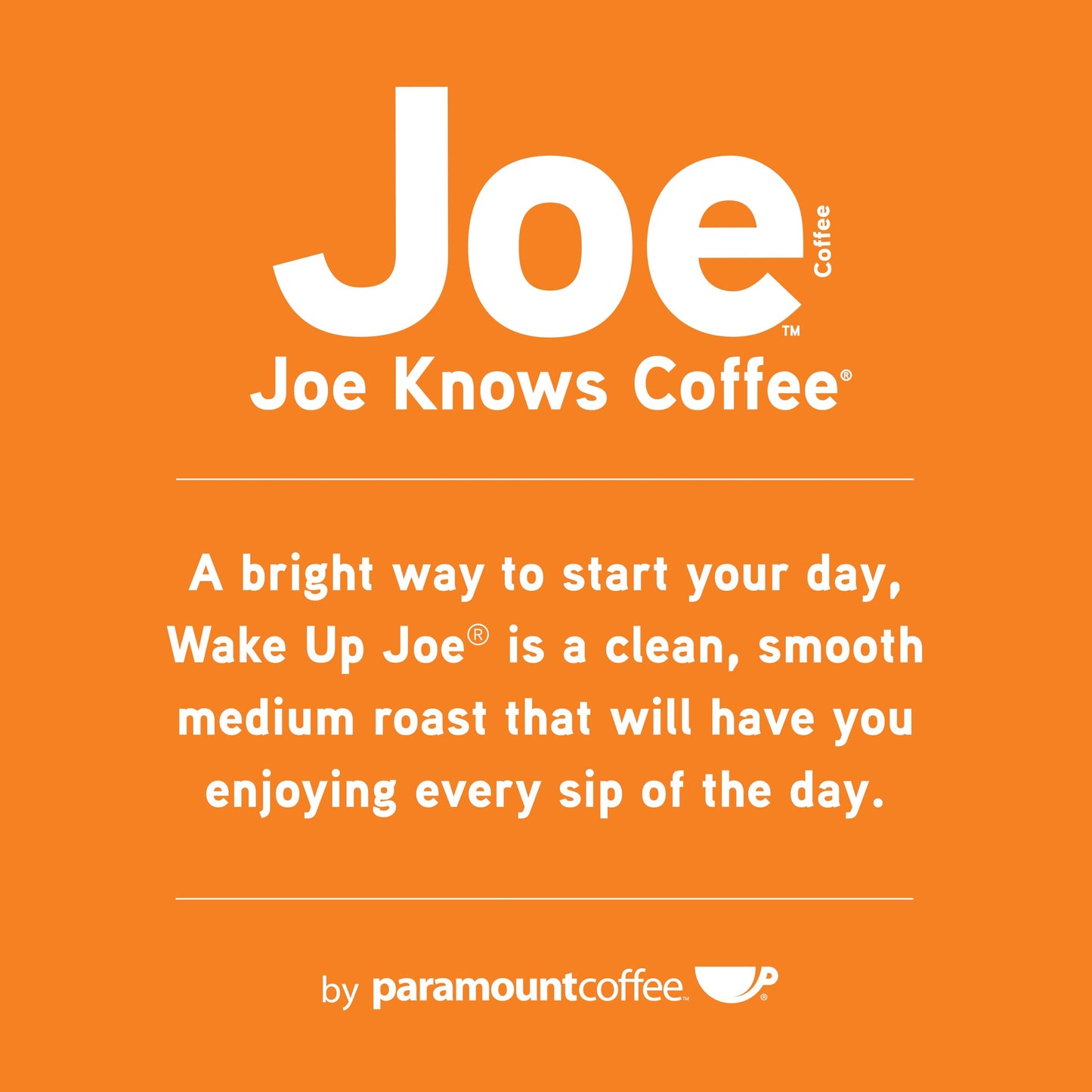 Joe Knows Coffee Single Serve Pods, Wake Up Joe, 48 Count, Compatible with Most Machines