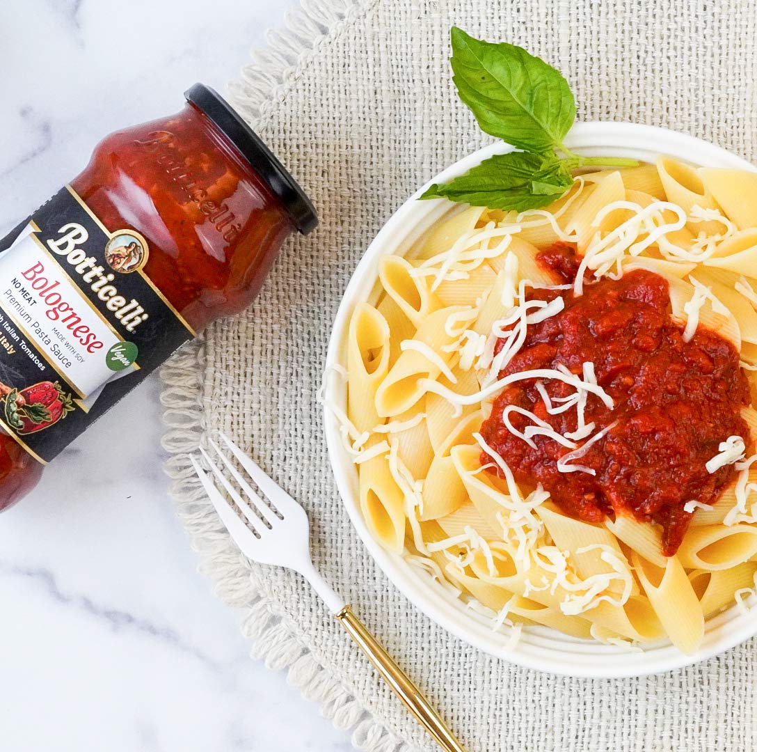Botticelli Vegan Bolognese Premium Pasta Sauce (24oz) (1)