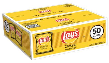 Lays Classic Potato Chips, 1 Ounce - 50 Count (Pack Of 1)