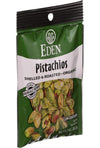 Eden Organic Shelled And Dry Roasted Pistachios, 1 Ounce (Pack Of 12)