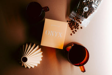 Onyx Coffee Lab Geometry Espresso Blend - Medium-Dark Roast Whole Bean Coffee, 10oz - Notes of Berries, Sweet Lemon & Earl Grey