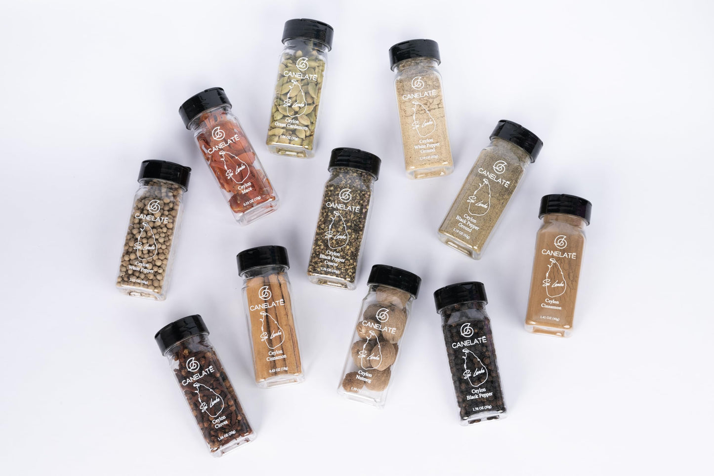 CANELAT Organic White Pepper Whole 60g (2.12oz) - Packed at the source, 100% pure, Highest Piperine white peppercorns from sma