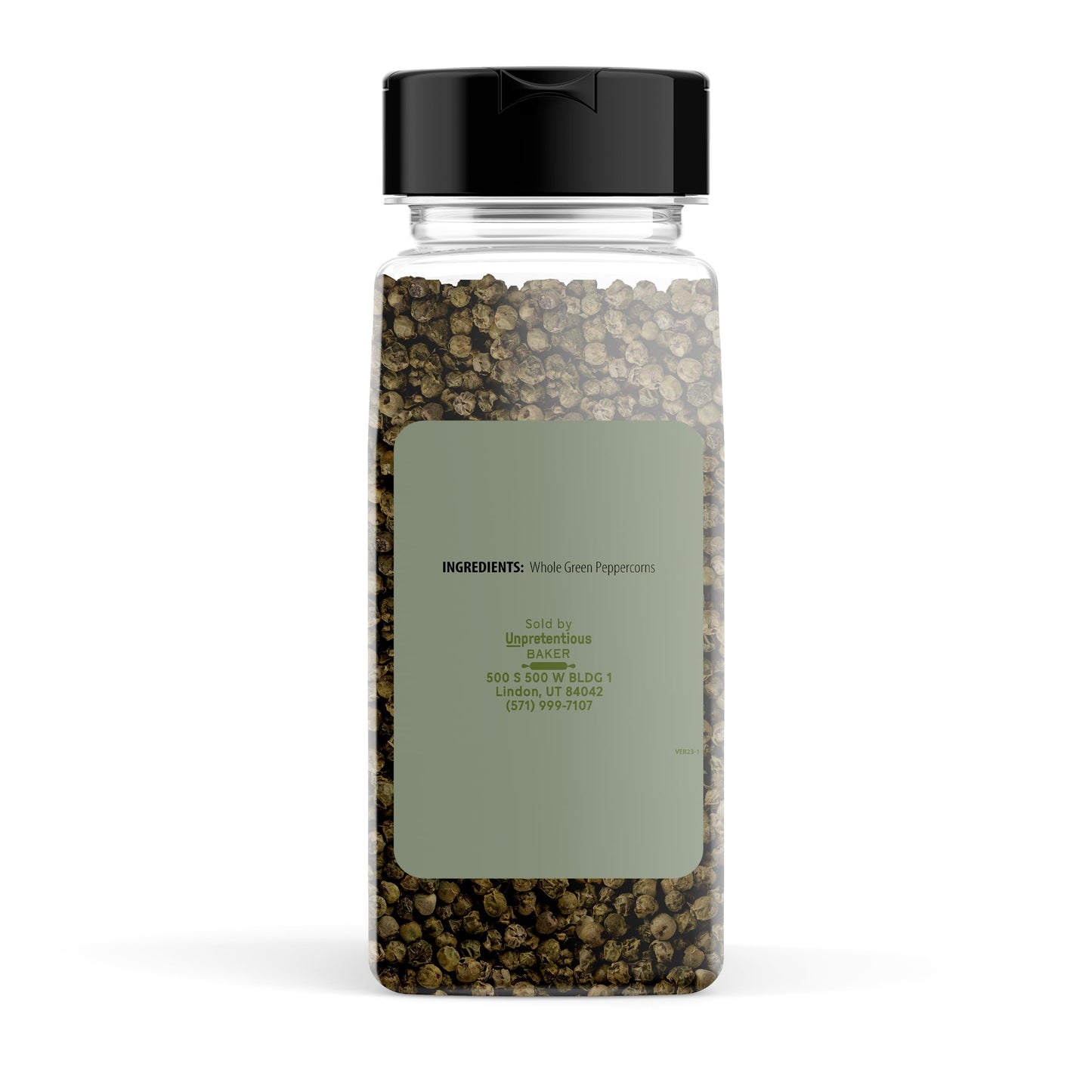 Unpretentious Green Peppercorns, 2 Cups, Fresh & Spicy Flavor