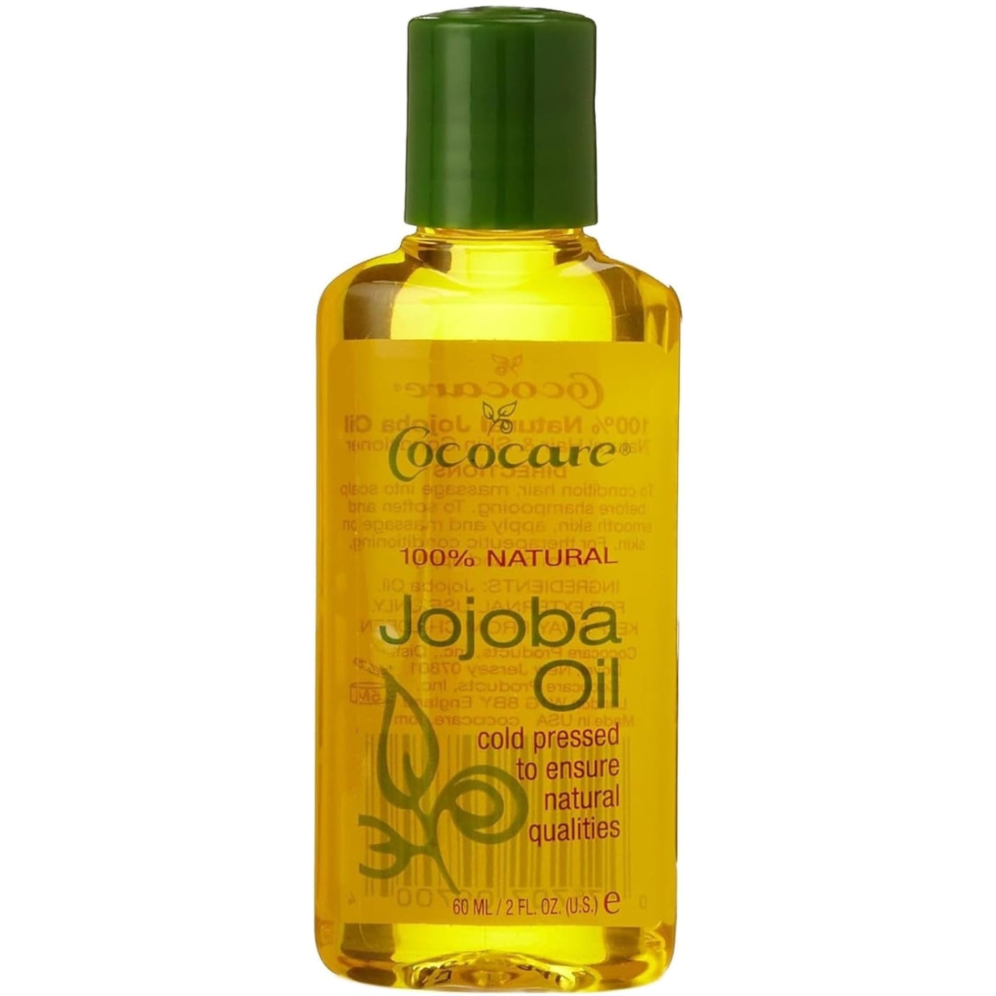 Cococare All Natural 100% Jojoba Oil, 2 Ounce (Pack of 2)