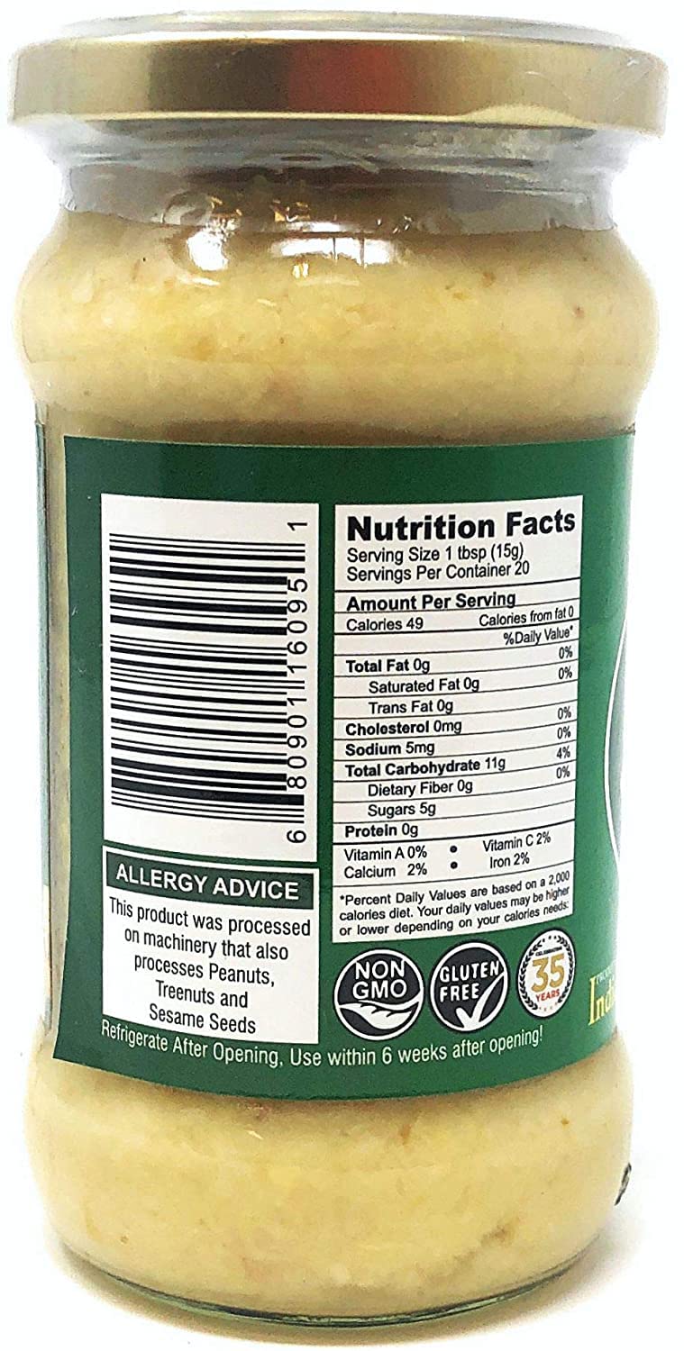 Rani Ginger Garlic Cooking Paste 10.5Oz (300G) Glass Jar ~ Vegan | Gluten Free | Non-Gmo | No Colors | Indian Origin