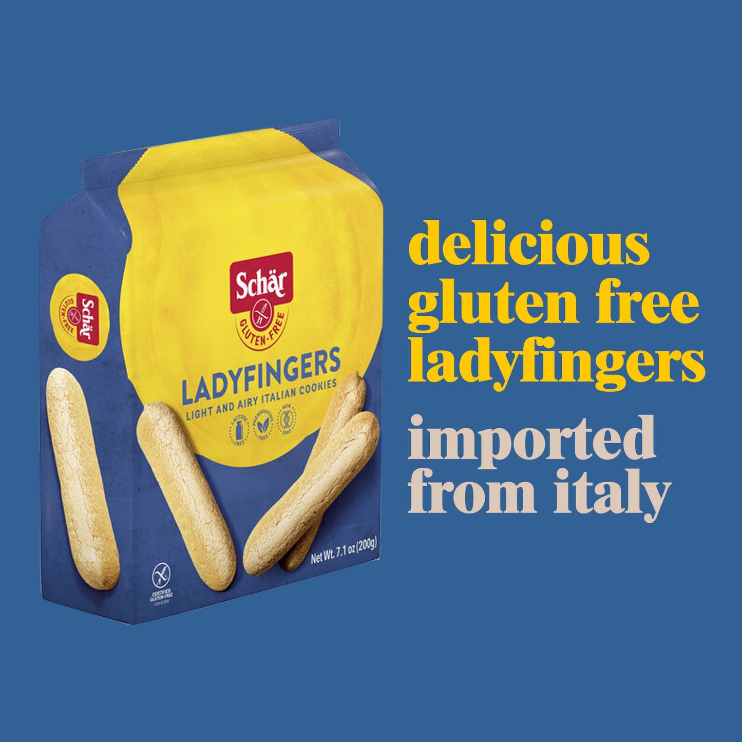 Schr Gluten Free Ladyfingers, 5.3 oz., 4-Pack