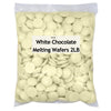 White Chocolate Coating Melting Wafers 2LB- Creamy and Sweet Taste, Perfect for Molding, Dipping, Desserts, and Candy 32oz (Whit