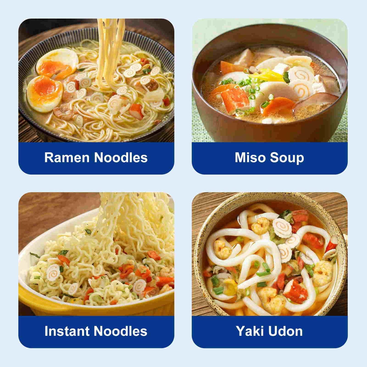 Jayuss Ramen Toppings Classic Seafood And Vegetables Mix 8 Oz, Traditional Dried Ramen Toppings, Fresh Dried Vegetables, Non-Gmo