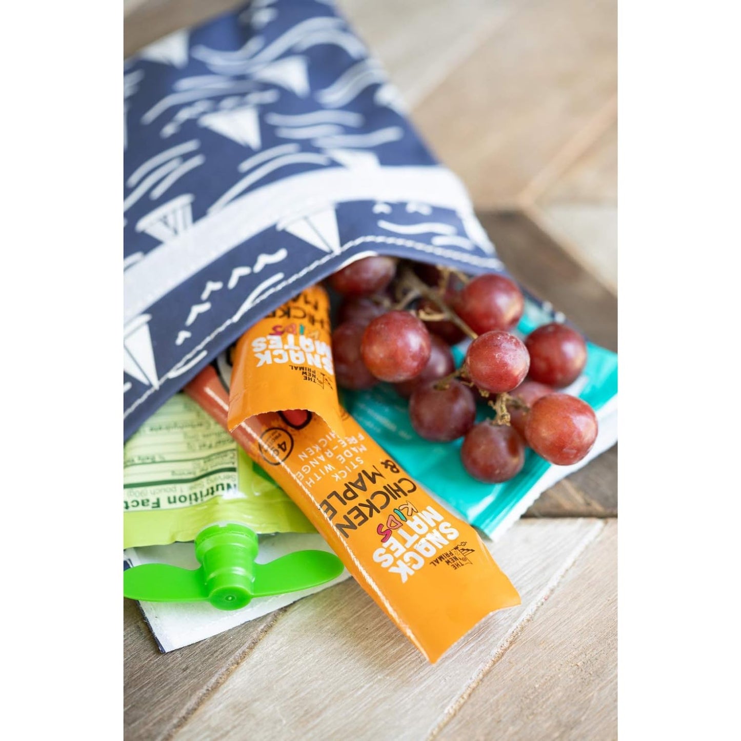 The New Primal Chicken & Maple Snack Mates, Gluten Free, Low Sugar, High Protein Jerky Sticks, 15 Count