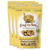 Crazy Go Nuts Walnuts - Banana, 4.5 Oz (3-Pack) - Healthy Snacks, Vegan, Gluten Free, Superfood - Natural, Non-Gmo, Ala, Omega 3