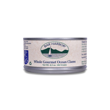 Bar Harbor, clams Whole gourmet Ocean, 65 Ounce