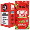 The Only Bean Crunchy Roasted Edamame Snacks Pack (Sriracha), Protein Keto Food, Gluten Free, Asian Japanese Snacks, Hot Spicy S