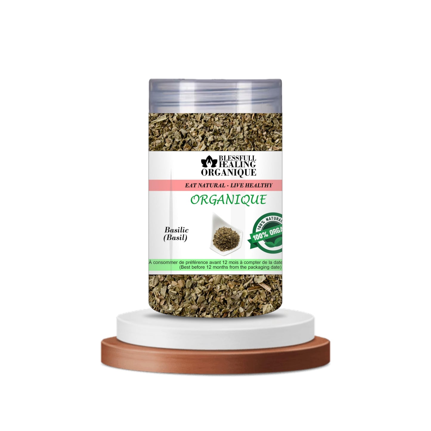 Blessfull Healing Organic Basil 100 Gram