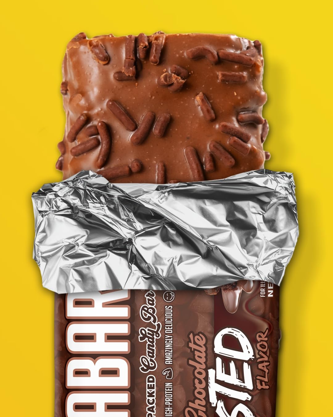 Anabar Protein Bar, Triple Chocolate Wasted, The Protein-Packed Candy Bar, No Sugar Alcohols, High Protein, Amazingly Delicious,