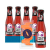 Taco Bell - Lavinia Essentials Bundle: 4-Pack of Diablo Sauce, 7.5 oz Glass Bottle + 1 Utility Prop