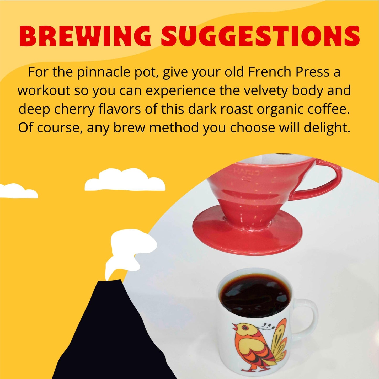 Peace Coffee Guatemala Single Origin Coffee | 5 Lb Ground Dark Roast | Organic Fair Trade | Rich, Chocolatey Flavor | Shade Grow